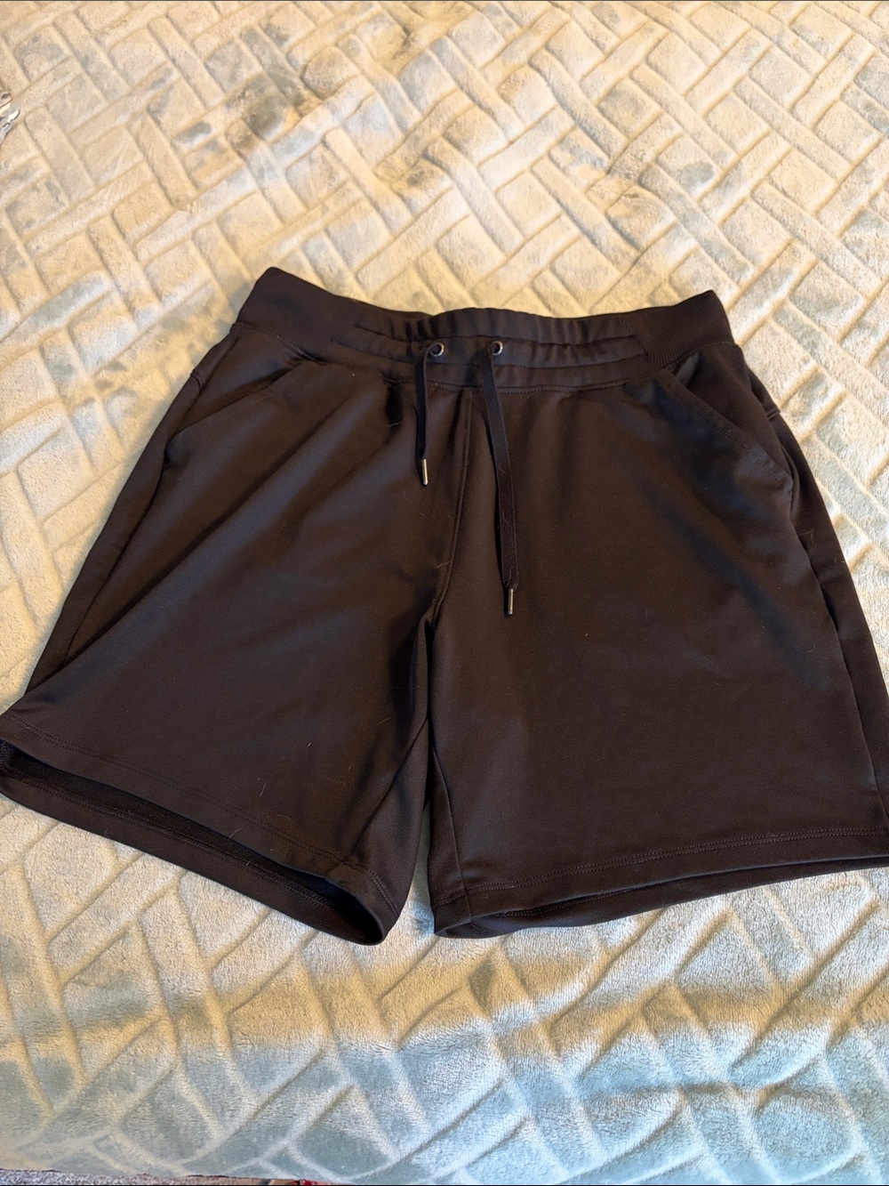 Women’s Black Drawstring Athletic Shorts